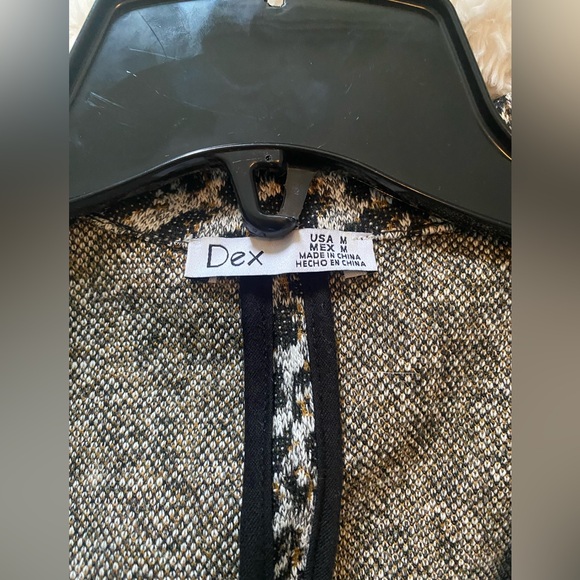 Cheetah print structured blazer - Picture 3 of 3